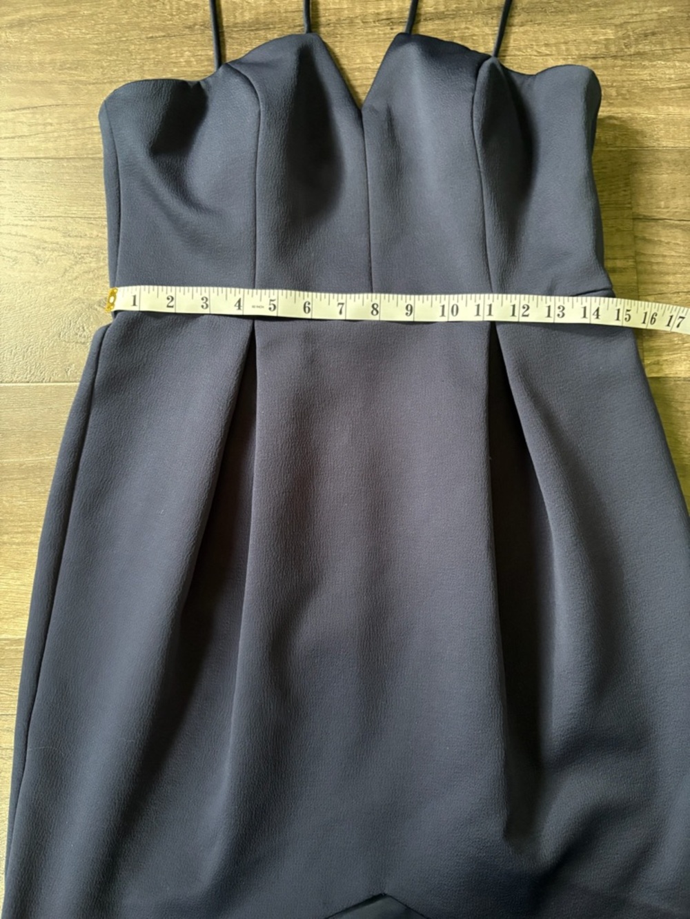 Ever New Navy Blue Mini Dress with Spaghetti Straps - Picture 3 of 6